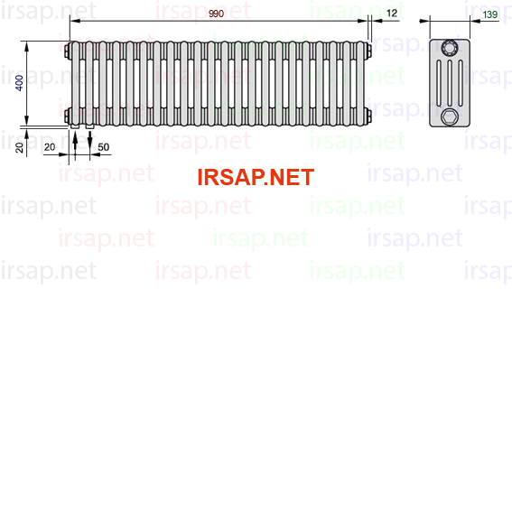 Радиатор IRSAP Tesi 40400/22 T18 CL 01